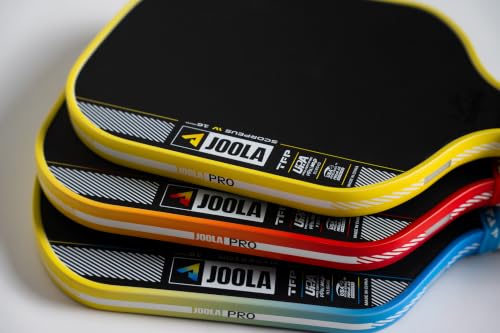 Image of JOOLA Pro IV Pickleball Paddles - Raw Carbon Fiber Surface - Perseus, Hyperion, Scorpeus & Magnus Shapes - 14mm /16mm - Tech Flex Power - Propulsion Core - Wide or Elongated - UPA-A and USAP Approved