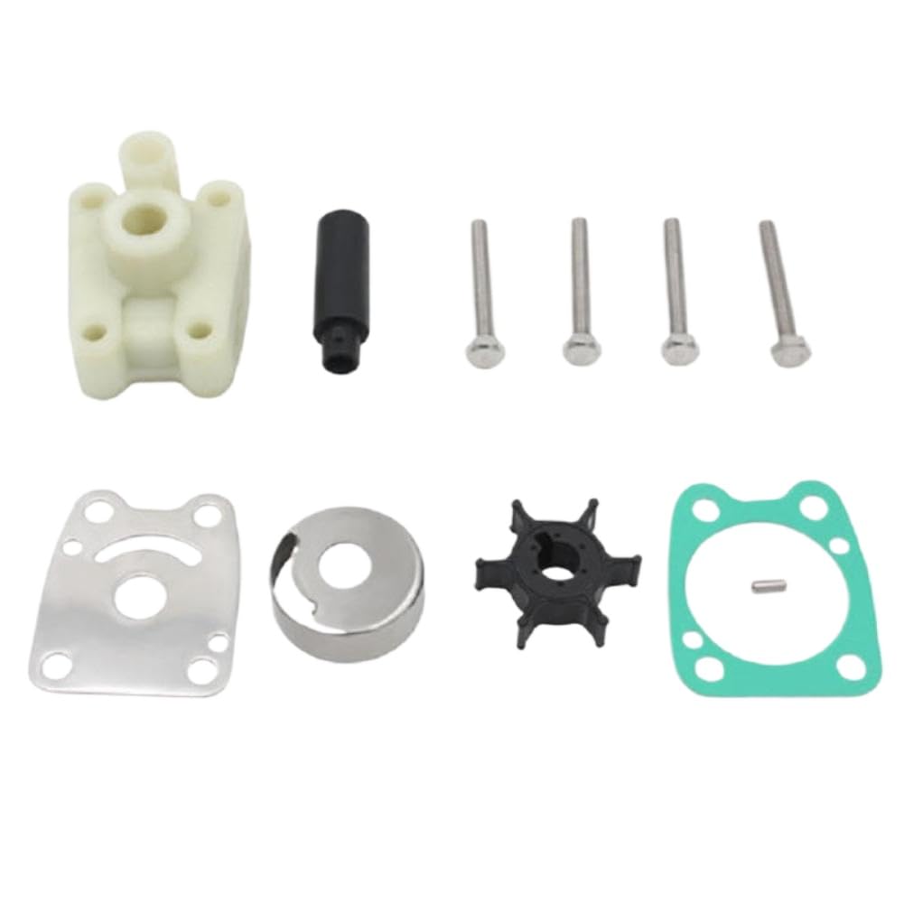 Kit di riparazione pompa acqua compatibile con motori fuoribordo a 2 tempi 4HP 5HP e a 4 tempi 4HP 6HP – Sostituisce 6E0-W0078-02, 68D-W0078-00, 6E0-44352-00