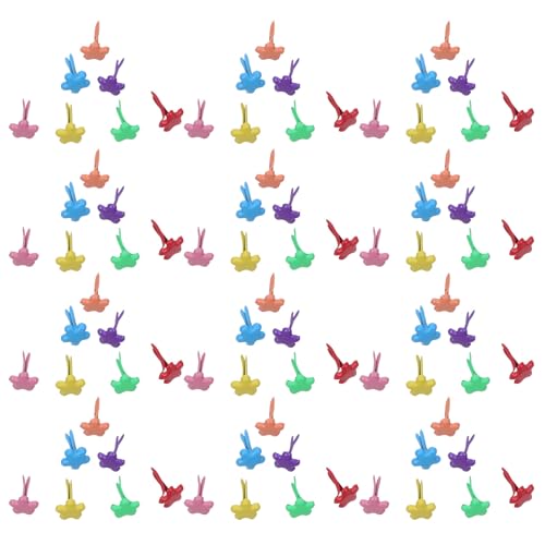 Homoyoyo Attaches parisiennes en Fer en Forme de Fleur, Lot de 200, Fixations Papier pour Scrapbooking et Photo mounting, conçues pour Tenir Plusieurs Feuilles