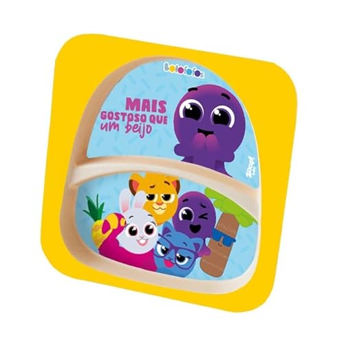 Zoop Toys Kit Alimentação Prato Baby 3 Peças Coruja Zoop Baby Multicor