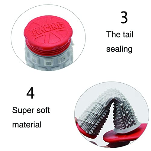 Handle Grips Dirt Bike 7/8" 22Mm 24Mm Truster Grips Motorcycle Ergonomic Bar End Non Slip Grip Gel Gep Scooter Cruiser, Red #TOP5