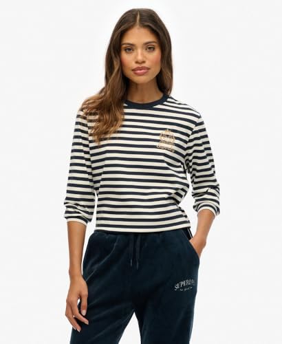 Sweatshirt rayé femme Superdry Country Club - vue 3