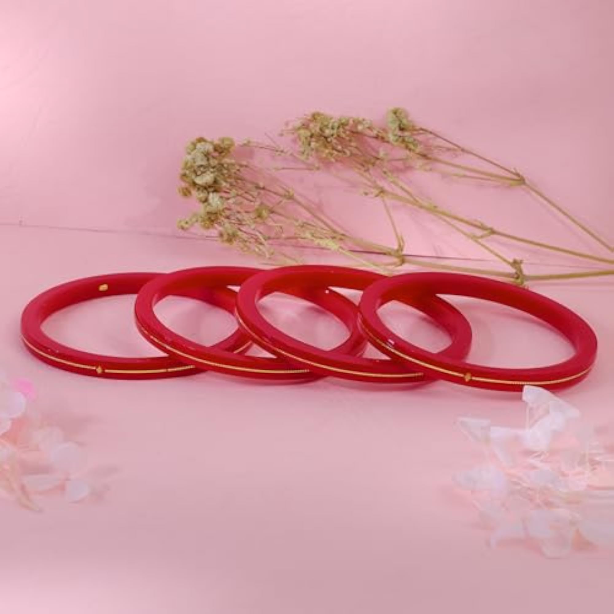 Women's 22K Pola Bangles, Pair for Gifting