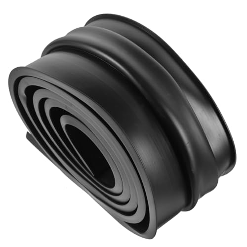 ETHZZLE 2m Garage Door Weather Stripping Rubber Seal Strip for Doors and Windows Soundproofing No Tools Required