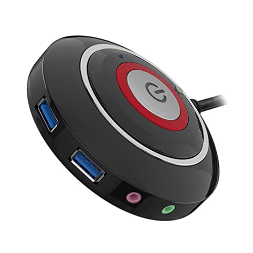 Cable de extensión USB con botón de reinicio NUOBESTY de plástico ABS para audio de oficina