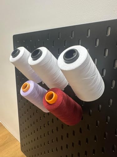 Support pour cônes fil à coudre Ikea Skadis - Crochets blancs x150
