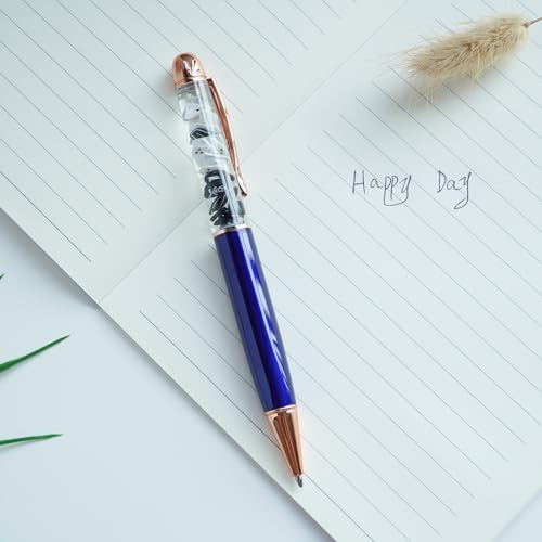 Image of Ghost Skull Cross Spooky Halloween Funny Pens Cute Floater Floating Liquid Writing Journaling Office Pen Unique Gift For Women Men
