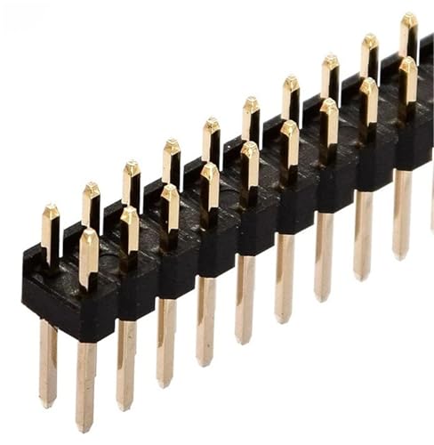 Conector de pines de 2,54 mm macho 2x40 separable: máxima conductividad chapada en oro