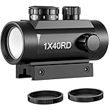 SVITVU Red Dot 1x40mm, Reflex Red/Green Dot Sight Riflescope, 4 MOA Reticle, Compatible with 20mm Picatinny/Weaver and 11mm Rails.