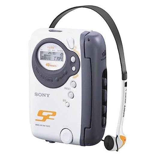 Sony WM-FS222 S2 Sports Walkman Stereo Cassette Player with FM/AM/TV and Weather Radio