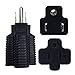 TEWOXIN 5PCS NEMA 5-15P to NEMA 5-20R Power Adapter,15A-20A/125V,3-Prong Grounding Plug to Outlet Converter,for Server,Appliance,Power Tool