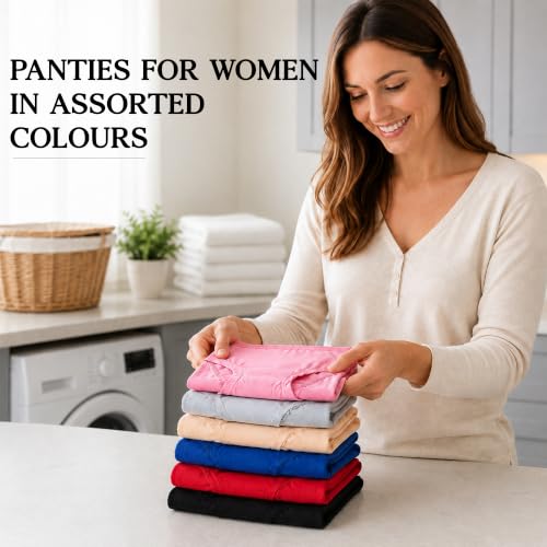 Image of Yacht & Smith 48 Pack of Womens Underwear Panties in Bulk, Wholesale Ladies Brief Underpants, Homeless Charity Donation