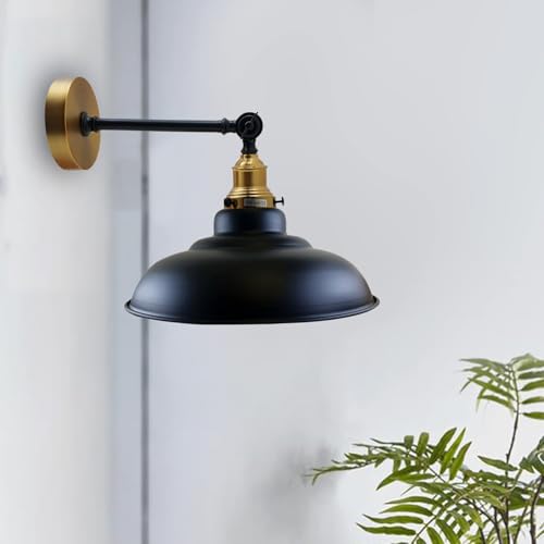 Applique murale incurvée réglable avec bras oscillant Edison rétro vintage applique murale industrielle style loft
