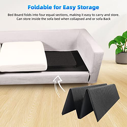 Imperius Foldable Box Spring, Bunkie Board, Bed Support Slats For Support To Streamline And Minimize The Bed, No Assembly Needed, Full Size, 48 X 60 #TOP4