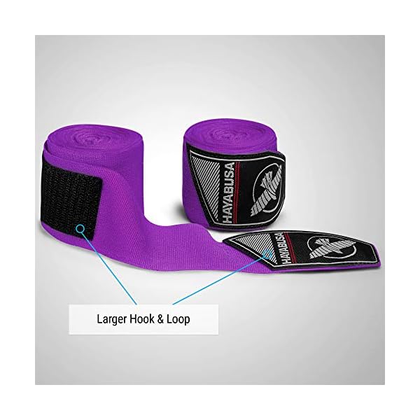 Hayabusa-Boxing-Hand-Wraps-Perfect-Stretch-40-for-Men-Women Hayabusa Boxing Hand Wraps Perfect Stretch 4.0 for Men & Women - Purple, 180 inches