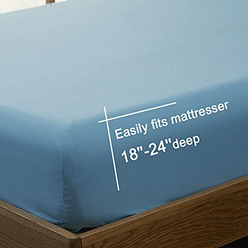 Conjunto de Lençóis de Cama da Sonoro Kate, Microfibra Super Macia 1800 Fios de Luxo, Lençóis Egípci