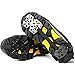 YOBAIH Snow Grips Outdoor Steigeisen, 18 Zähne, Manganstahl, rutschfeste Schuhüberzüge, Schneeklauen, Wandern, Angeln, Schuhe, Nägel, Schnee, Schlamm, Eis gefangen (Schuhgröße: M)