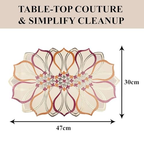 Image of Dakshya Industries PVC Waterproof Heat Rasistant Non Slip Dining Table Placemat