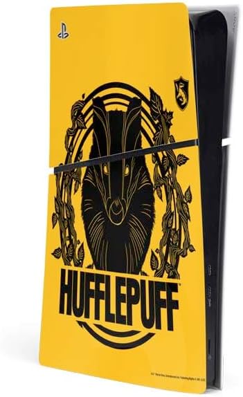 Skinit Decal Gaming Skin Compatible with PS5 Slim Digital Edition Console - Officially Licensed Wizarding World Harry Potter Gryffindor House Crest Design