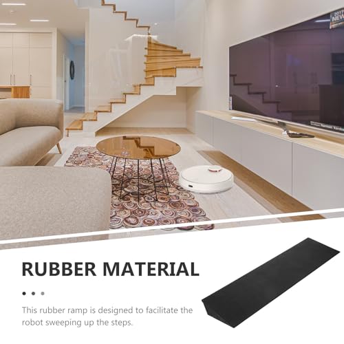 Rampa de umbral de goma para robot de barrido interior en salones y puertas de casa 4