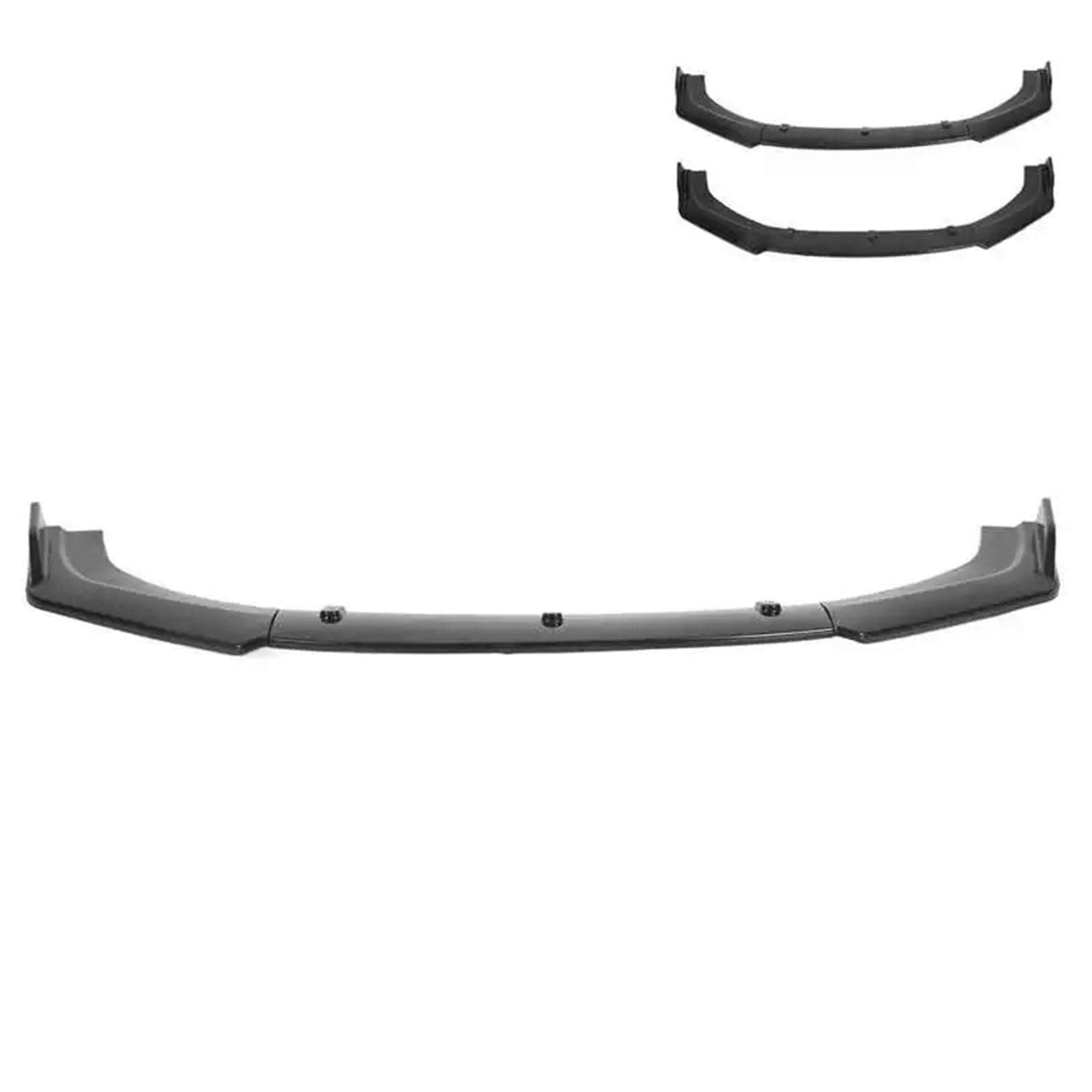 3 szt. Rozdzielacz nakładki zderzaka przedniego Spoiler antykolizyjny uniwersalne części nadwozia kompatybilne z rozgałęźnikiem zderzaka samochodowego(Carbon Fiber)
