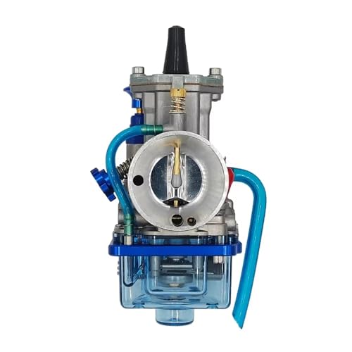 Carburateur PWK 28 mm avec couvercle bleu pour moto Kawasaki KX65 KX85 KX100 KX125