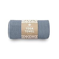 Lotuscrafts Yoga Handtuch Wet Grip - rutschfest & Schnelltrocknend - Antirutsch Yogatuch mit hoher Bodenhaftung - Yogahandtuch ideal für Hot Yoga [183 x 61 cm]