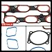 A-Premium Lower and Upper Engine Intake Manifold Gasket Compatible with Chevrolet Equinox, Traverse, Impala, Camaro, Colorado, Caprice, Impala Limited & GMC Terrain, Canyon & Buick & Cadillac & Saturn