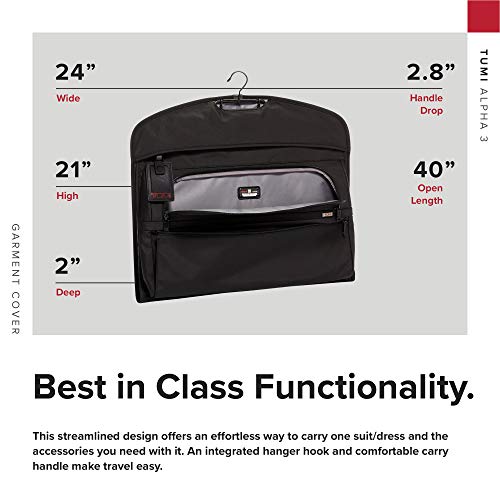 TUMI Alpha 3 Garment Cover Black One Size - Image 3