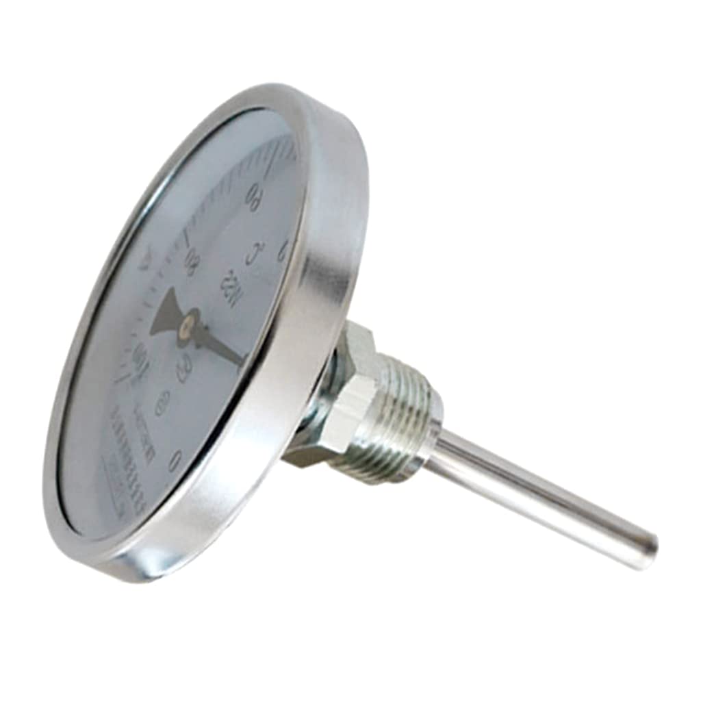Manomètre 3,94" Manomètre de Test de Pression d'eau 1/4" NPT Montage inférieur en Acier Inoxydable pour boîtier 0-10psi/kpa Jauge à Vide remplie de glycérine