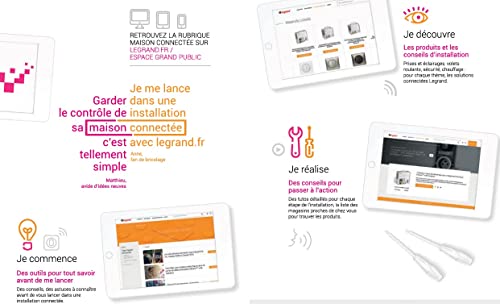 Prêt-à-poser Green'up Access prise pour véhicule électrique + patère + disj diff - Pap Green Up - 90476 Legrand & 092824 Disjoncteur Phase + Neutre avec Bornes à Vis, 20A, 1 Module, Gris – Image 4