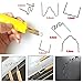 600 Pieces Hot Staples Welding Rods Bumper Repair Welding Wire for Repair Machine Car Bumpers Dashboards Lamp Holders Daily Plastics Supplies 0.6mm/0.8mm(All Types 100pcs Each)