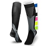 ✔ Preventivos: calcetines deportivos fáciles de poner gracias a su alto porcentaje de microfibra. Además, el borde ancho garantiza un ajuste antideslizante