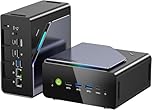 GMKtec Gaming Mini PC AMD Ryzen 7 H 255 (Upgraded 8745HS) 32GB DDR5 1TB SSD, Desktop Computer 3XM.2 2280 Expansion, Oculink, Dual NIC 2.5G, HDMI 2.1, USB4 K12