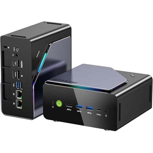 GMKtec K12 Ryzen 7 Mini PC Gaming Oculink AMD R7 H 255 (Version améliorée 8745HS) 32 Go DDR5 RAM 1 to SSD, Mini Ordinateur, Extension de Stockage 3X M.2 2280, Double NIC 2.5G, HDMI 2.1, USB4