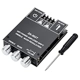 [Control de agudos y graves] Con reguladores separados para agudos y bajos para personalizar el sonido y obtener una experiencia de audio cinematográfica. Adecuado para altavoces de 4-8 Ω con potencia de 10-50 W, compatible con la mayoría de los altavoces pasivos.