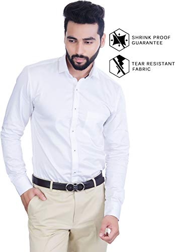 Image of FIFTH ANFOLD Men's Solid Slim Fit Shirt