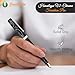 FPR Himalaya V2-Chrome Ultra Flex Nib Pen - Twist-Style Converter Filled Calligraphy Pens for Writing - Fancy Pens for Men & Women - Flex Fountain Pen w/Metal Clip & Cap Ring (Jade Smoke Acrylic)