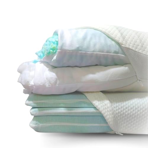 Set 2 Almohadas Ajustables Tamaño Estándar 43x61 cm