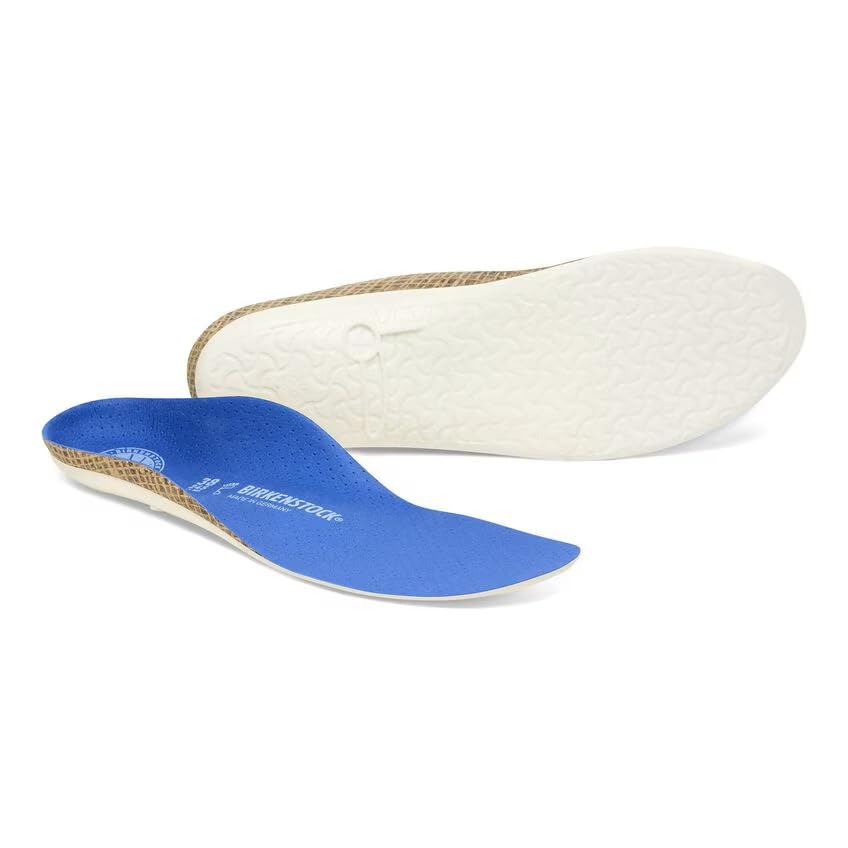 Plantare Birkenstock Blaues Fussbett Calzata Stretta – Soletta Ortopedica in Sughero e Lattice per Scarpe Chiuse, Supporto Arco Plantare e Stabilizzazione Tallone, Comfort Anatomico per Piedi (39)