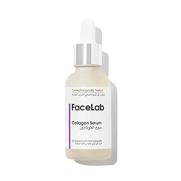 FaceLab Collagen Serum Anti-Ageing Formula Reduces Wrinkles and Skin Sagging Moisturises and Makes Skin Smooth Antioxidant Protection for All Skin Types 30 ml