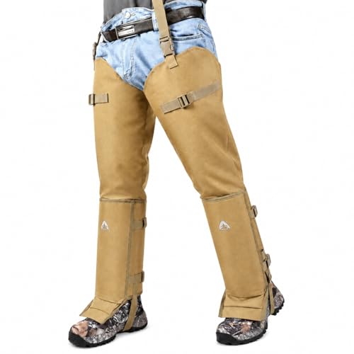 Snake Gaiters for Men&Women Waterproof Snake Guard Leg Protection with PP Board Inserts 1000D Oxford...