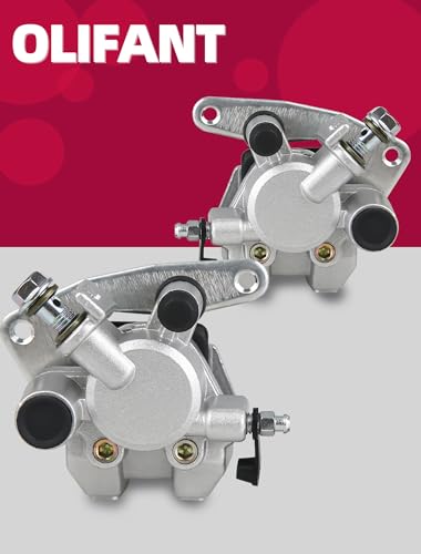 Image of Front Left Right Brake Caliper for Suzuki Eiger 400 500 Quadsport 250 400 LTZ250 LTZ400 Vinson 500 Ozark 250 LT-F250 LT-F400 LT-A400 LT-A500 Arctic Cat DVX400 2004-2008