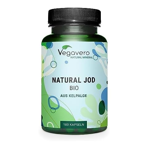 Vegavero Organic Iodine Supplement with Sea Kelp Cover