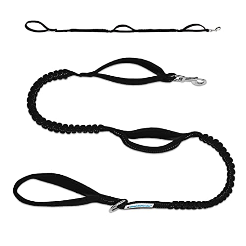 The Best Bungee Dog Leash 11 Shed Defender Shock Absorbing Bungee Leash - Three Padded Traffic ...