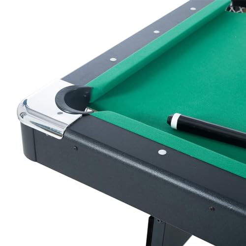 3 in 1 Pool Table Ping Pong Dining Table Combo, 65.75in Foldable Billiard Tables/Table Tennis, Multi Game Table for Adults Kids, with Billiard and Tennis Paddles Accessories - Thumbnail 7