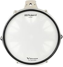 Streamlined 12-inch V-Pad with the latest V-Drums sensing technology Elegant design with die-cast hoops, rim playing surface set inside of the hoop, and chrome parts Standard acoustic snare/tom hoop height New pad construction with multiple sensors t...