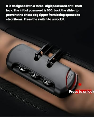 New Carbon Fiber Streamline Anti Theft Sling Bag for Women Men, Sling Backpack USB Waterproof Chest Daypack for Travel/Sport (Black)3