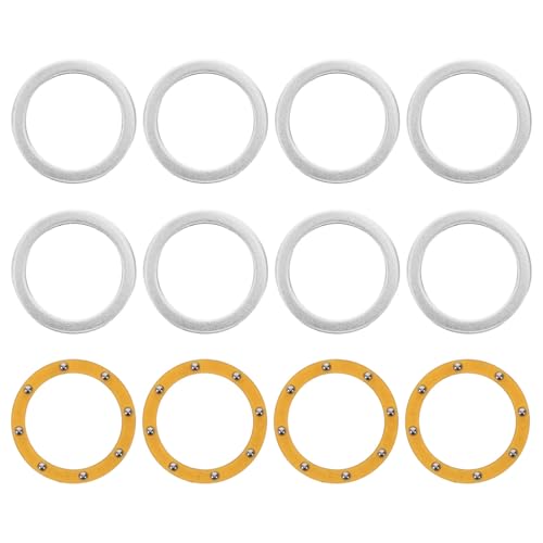 OUNONA 4 juegos de arandelas para taladro de uñas, junta para pulidora de uñas y arandelas de mano, repuestos esenciales para máquina de arte.