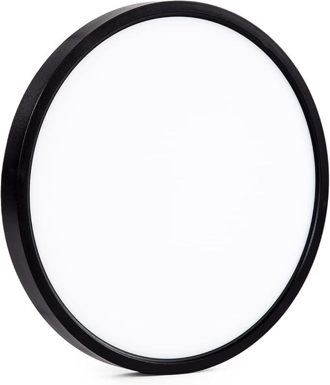 ocioc Ceiling Fan Light kit Compatible with F1 22inch 32inch Fans Three Color Temperature in one Black